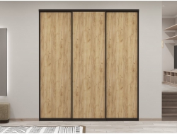 Двери для трехдверного шкафа-купе Сим Д Бронза Дуб Крафт