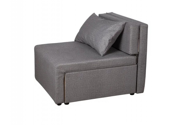 Кресло-кровать Милена велюр серый