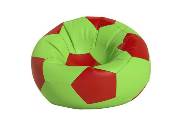 Кресло-мешок Мяч средний зеленый-красный