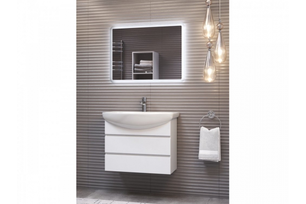 Коллекция мебели в ванную Wing 600-0-2 подвесной белый