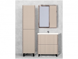 Комплект для ванны напольный 60 Рица Cерый/Керамика