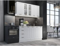 Кухня Агава МДФ 1600 акация белая