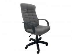 Офисное кресло Атлант Ультра Велюр серый