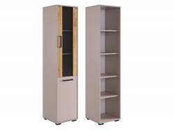 Стеллаж Лайт-2 кашемир/дуб крафт золотой