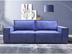 Диван Бокс с подлокотниками 250 мм синий