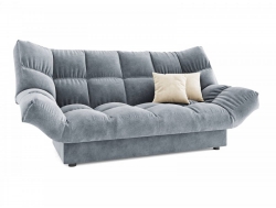 Диван прямой Клик Кляк (ППУ) с ножками-кубышками Селфи 15/Селфи 01