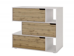 Комод Харви белый/вотан