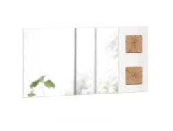 Зеркало горизонтальное Фиджи ЛД 659.420.000 Белый глянец