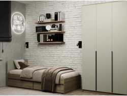 Кровать Монблан Kids с ящиками 80х200 см Кашемир