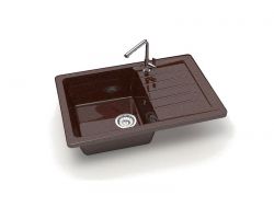 Мойка прямоугольная Энди Z16Q16 шоколад
