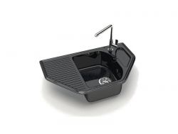 Мойка угловая Рики Z22Q4 черный