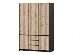 Шкаф для одежды трехстворчатый Прага Серия 3
