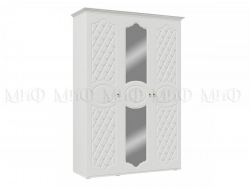 Шкаф 3-х створчатый Престиж Белый матовый