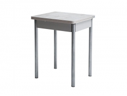 Стол ломберный мини раскладной цемент светлый/серый