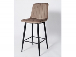 Стул барный ВС-1723 темно-бежевый вельвет