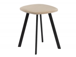 Табурет Омега.2 (30x15) Текстиль LEONARDO 02 (светло-бежевый)